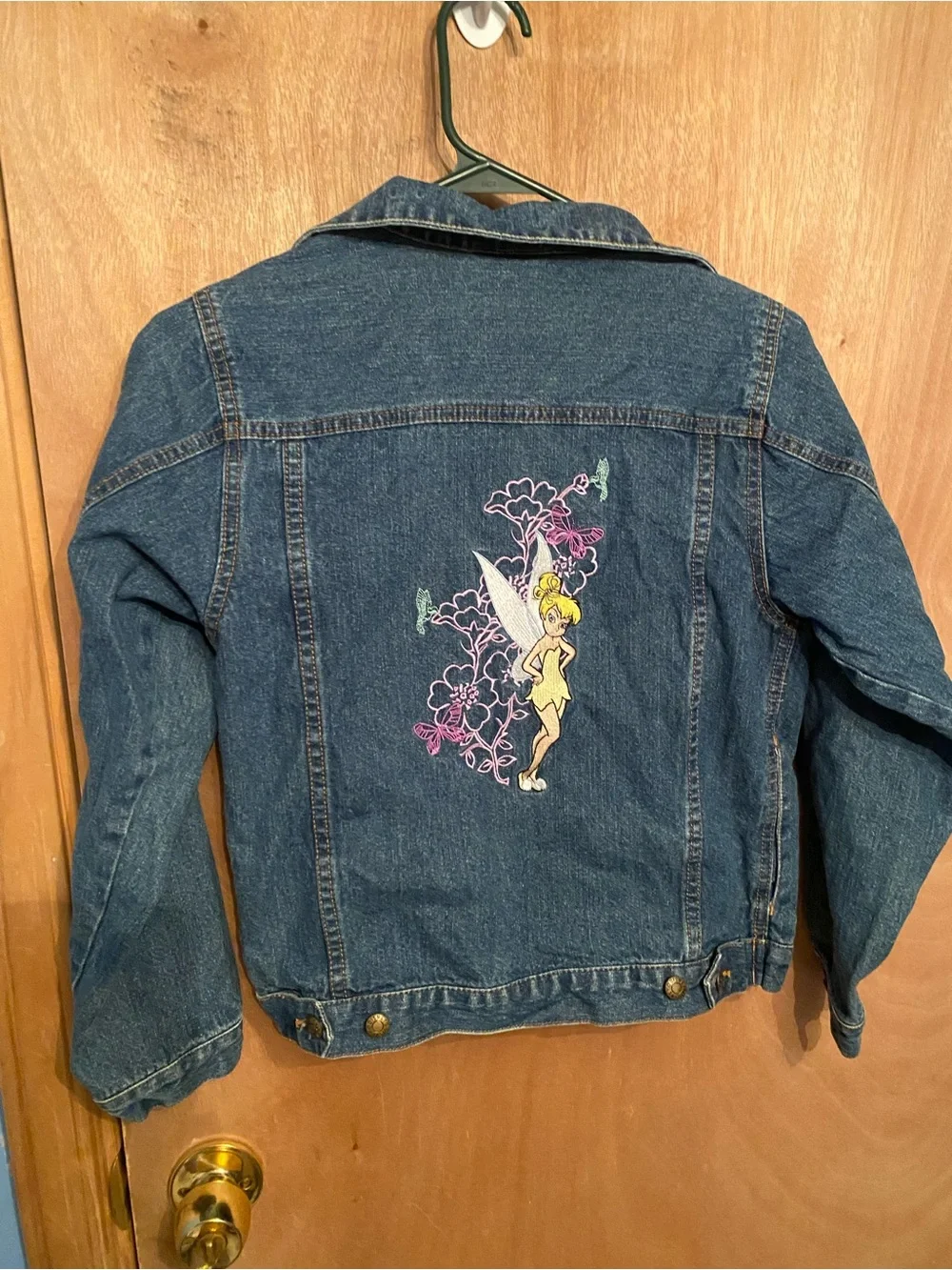 Disney Vintage Tinker Bell Embroidered Denim Jacket